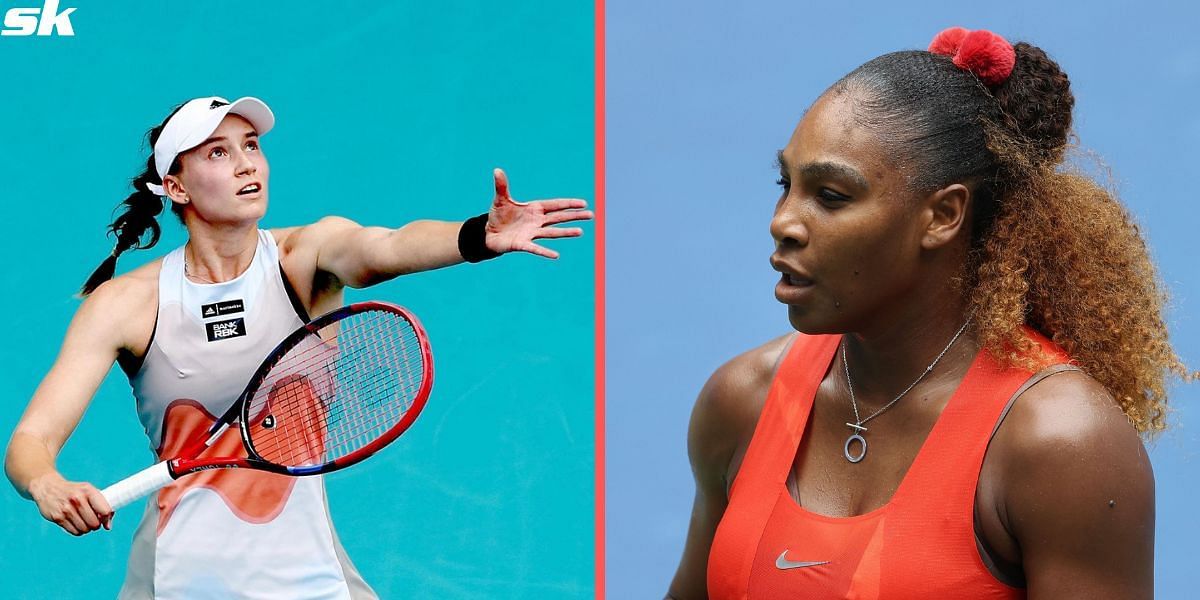 Elena Rybakina emulates Serena Williams