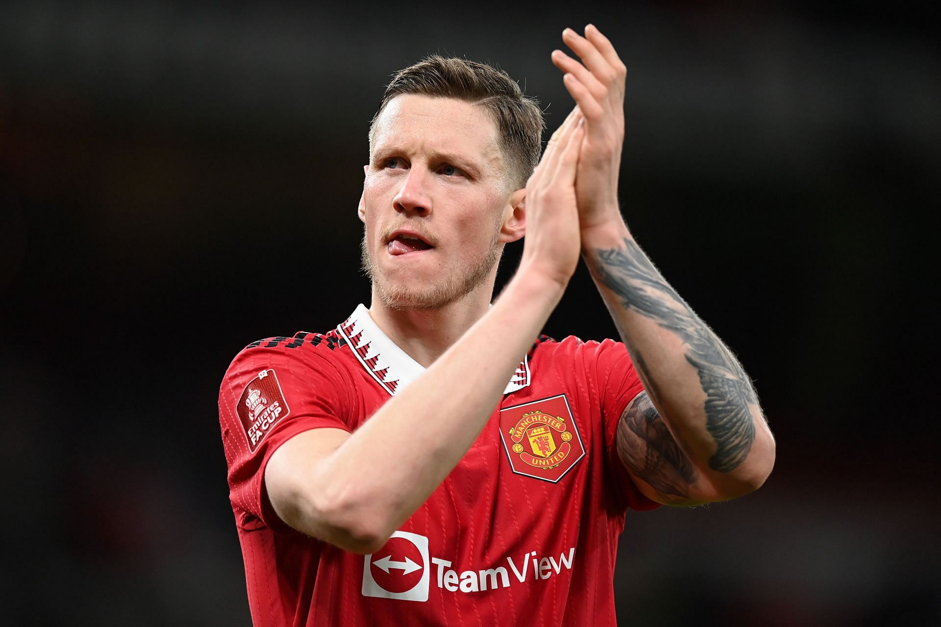 Wout Weghorst has struggled in front of goal at Old Trafford.