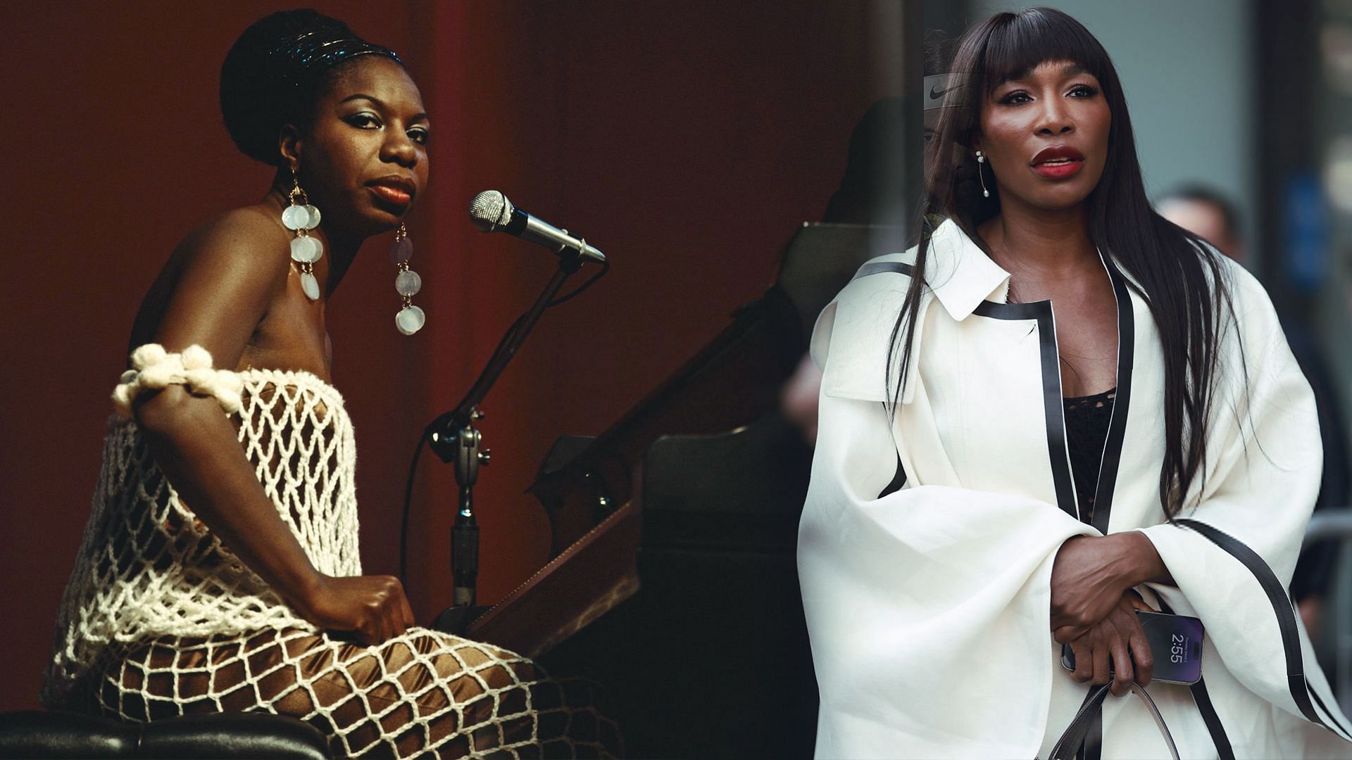 Venus Williams and late Blues singer Nina Simone. 