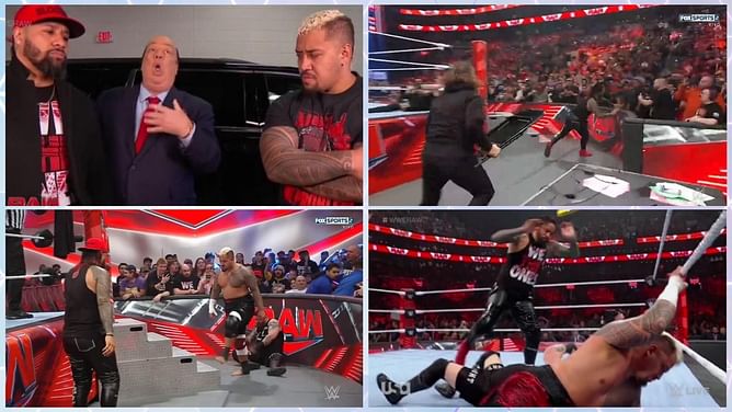 The Bloodline's horrifying assault interrupted by former champion on WWE RAW