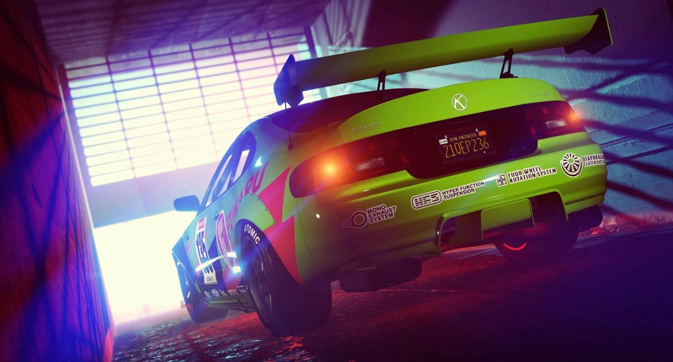 Most customizable Tuners cars in GTA Online (Image via Rockstar Games)