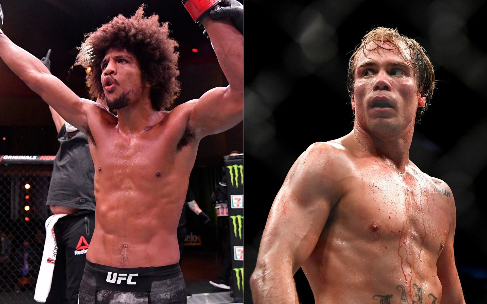 Alex Caceres (left) and Nate Landwehr (right) (Image credits Getty Images)