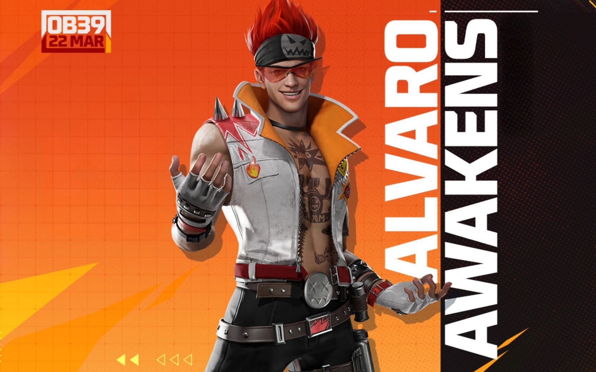 Awakened Alvaro in Free Fire (Image via Garena)