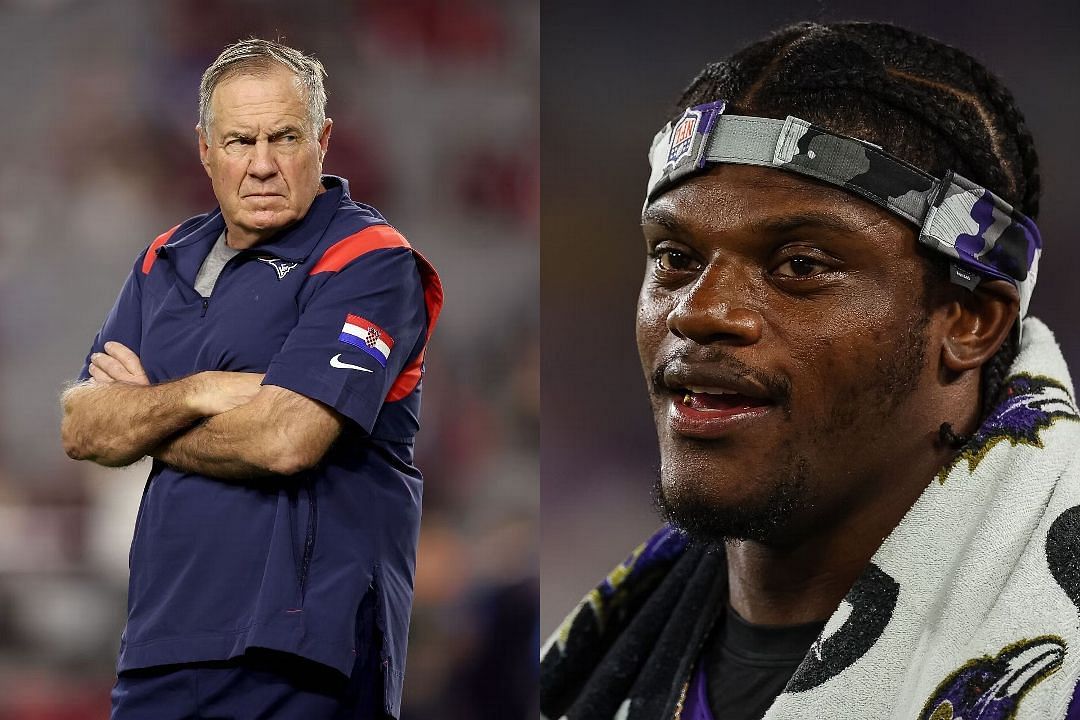 Bill Belichick and Lamar Jackson