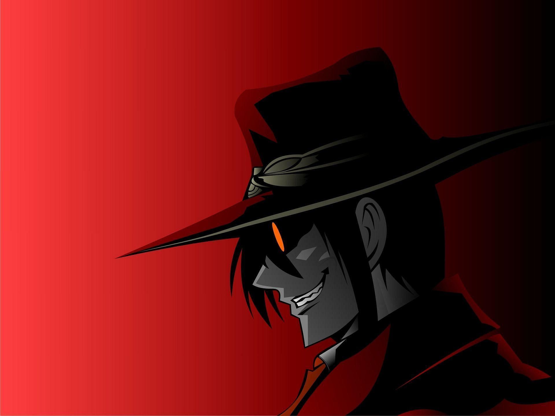 Download Captivating Hellsing Anime Character In Action Wallpaper