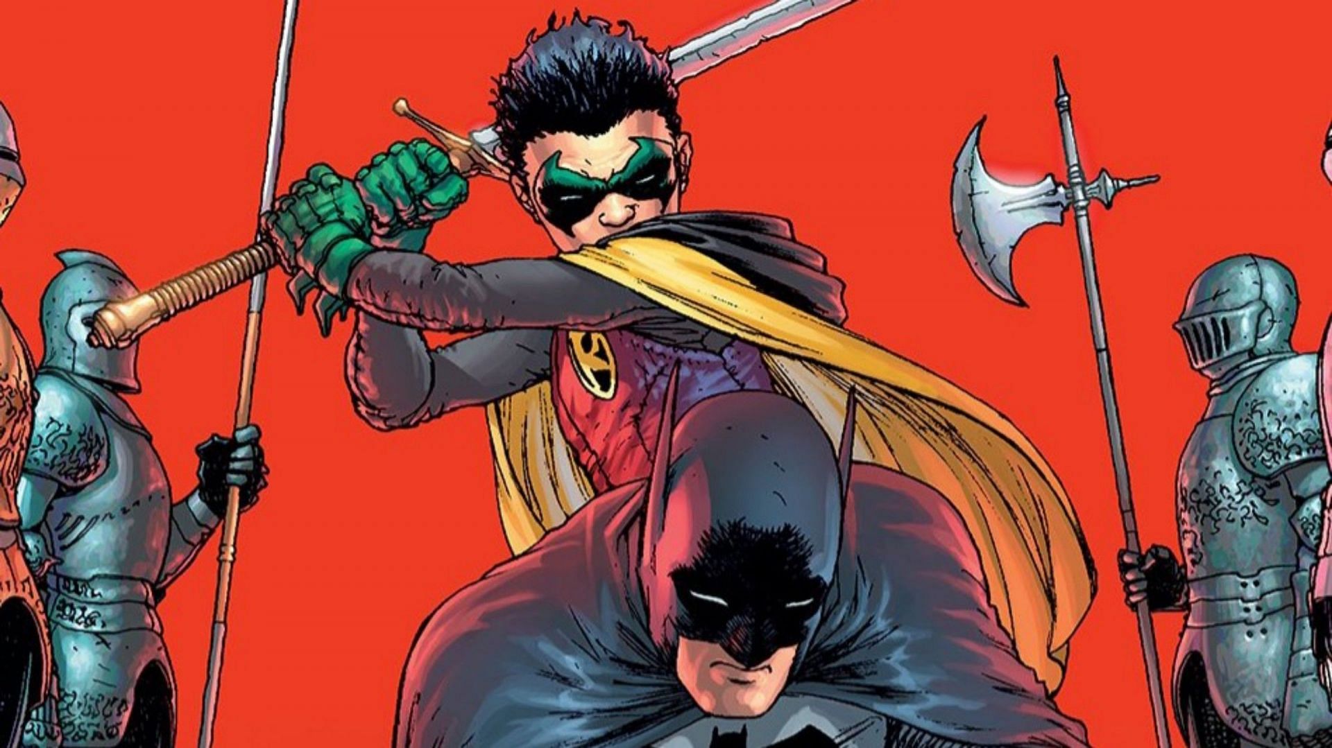 Damian Wayne attacking Batman (Image via DC Comics)