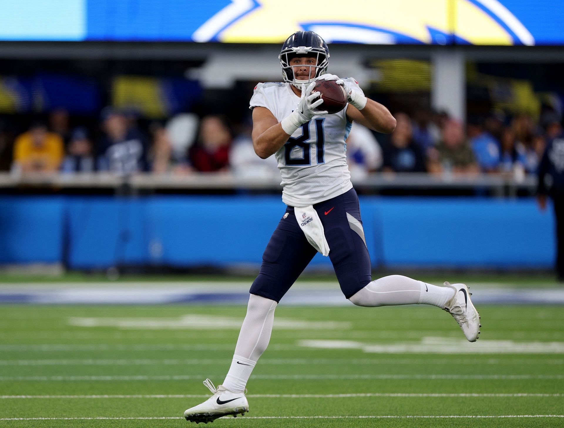 Austin Hooper: Tennessee Titans v Los Angeles Chargers