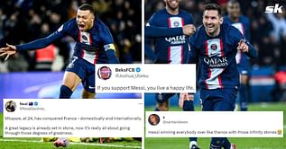 “The 2 greatest footballers of this generation” – Twitter explodes as Lionel Messi and Kylian Mbappe guide PSG to 4-2 win over Nantes