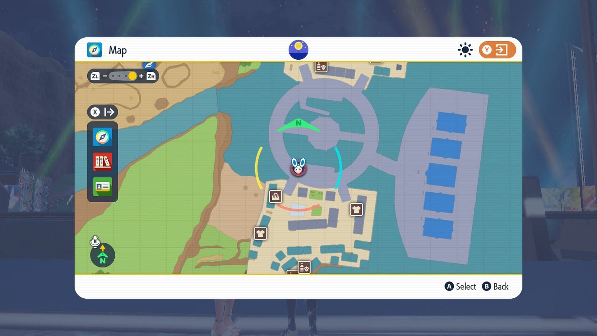 This is the map of the Levincia spot (Image via Game Freak)