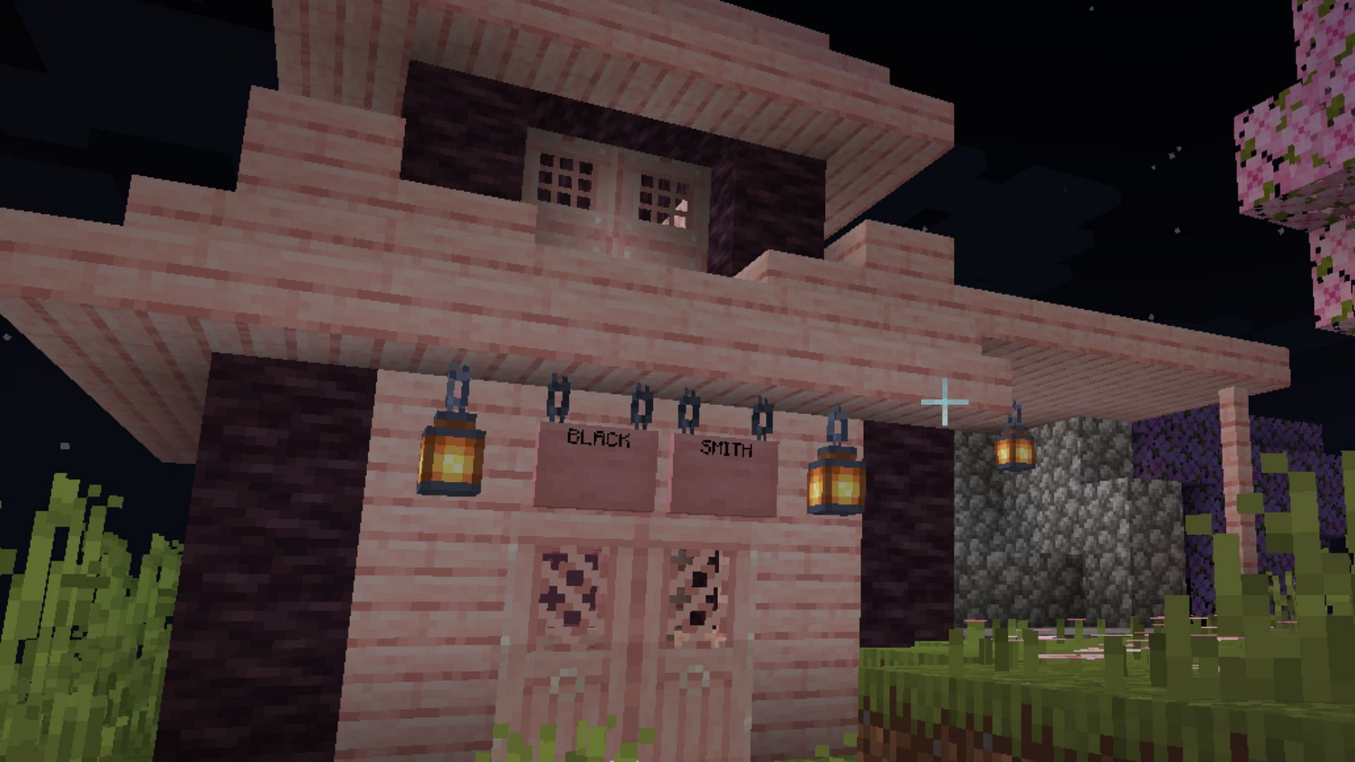 minecraft cherry blossom house