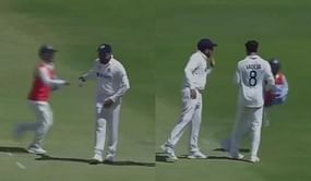 [Watch] Indian captain Rohit Sharma jokingly threatens to hit Ishan Kishan for dropping water bottle