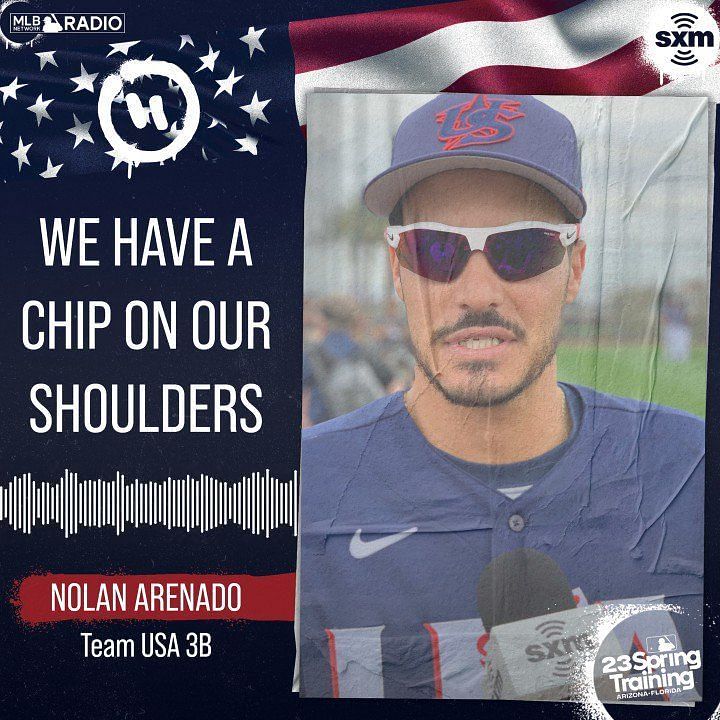 Nolan Arenado will play for Team USA in the 2023 World Baseball Classic  🇺🇸⚾️