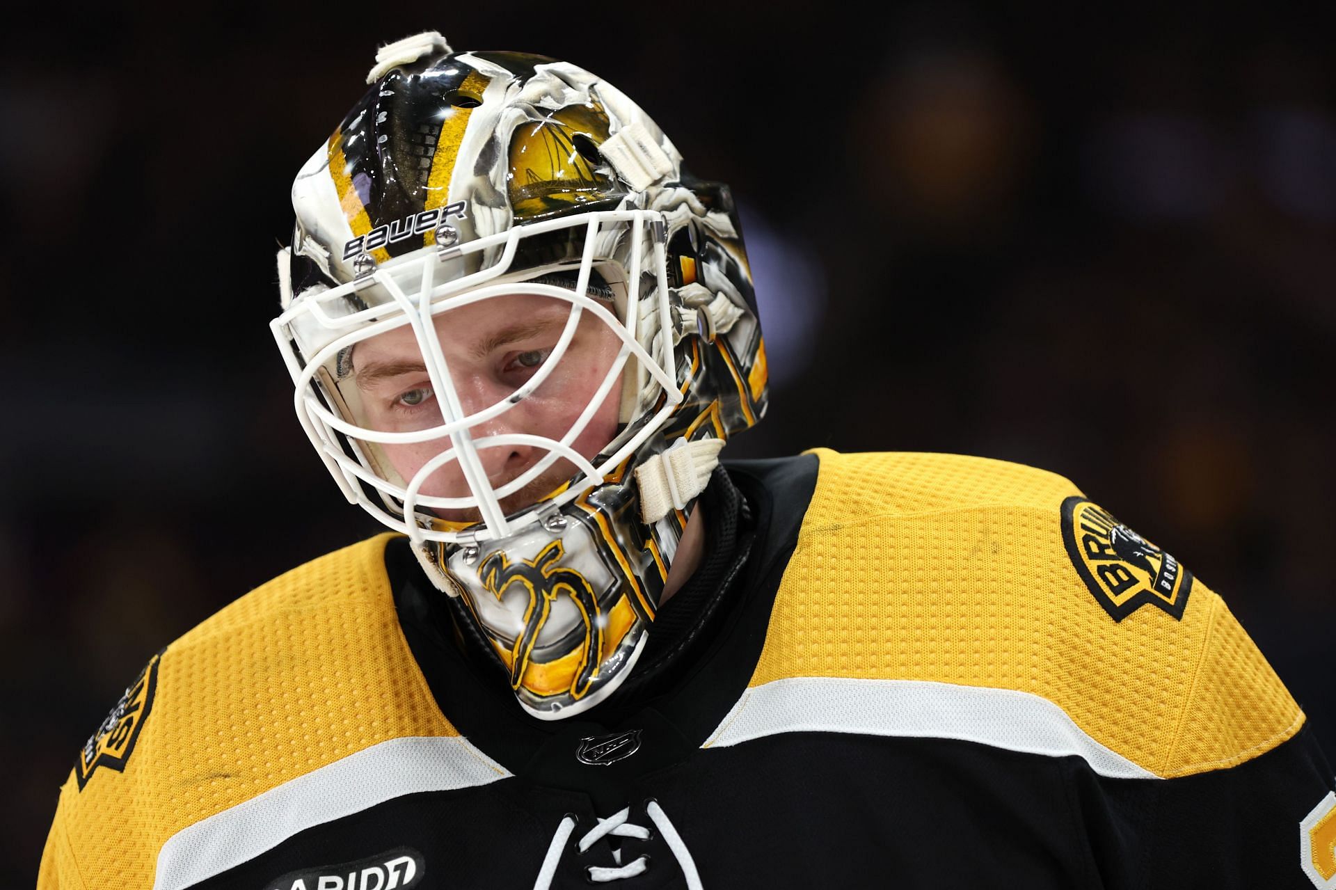 Linus Ullmark Boston Bruins Vezina trophy winner best goaltender