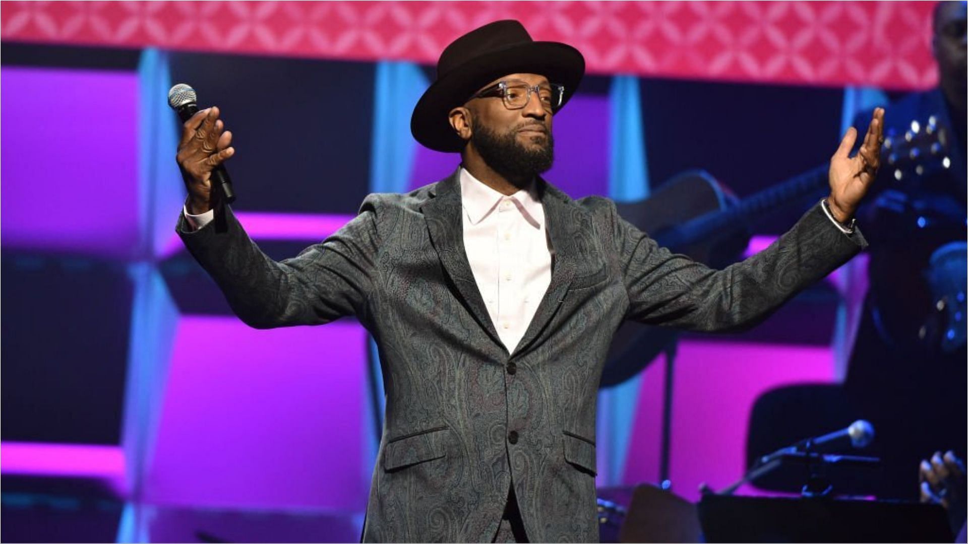 Rickey Smiley&#039;s son was discovered by his girlfriend in an unresponsive state (Image via Aaron J. Thornton/Getty Images)