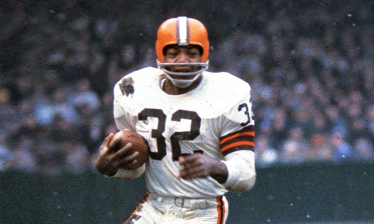 Jim Brown of the Browns