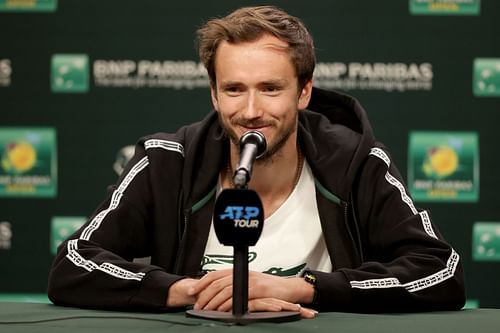 Daniil Medvedev at the 2023 BNP Paribas Open.