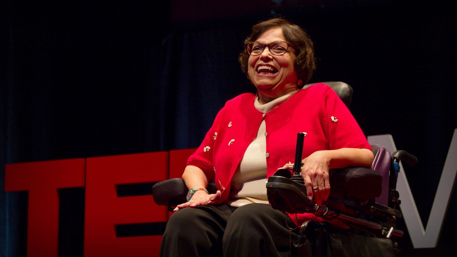 Social media users mourn the loss of Judy Heumann, as the disability activist passed away at the age of 75. (Image via TedX)