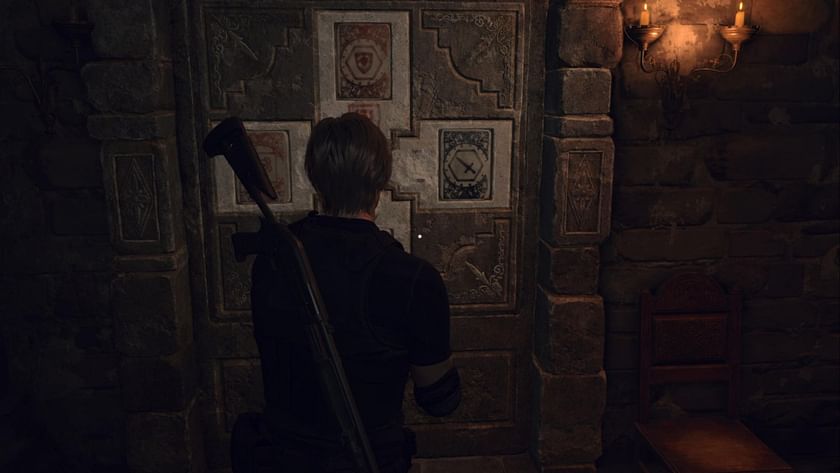Castle Lithograph Puzzle: How to easily complete Castle Lithograph Puzzle  in Resident Evil 4 Remake
