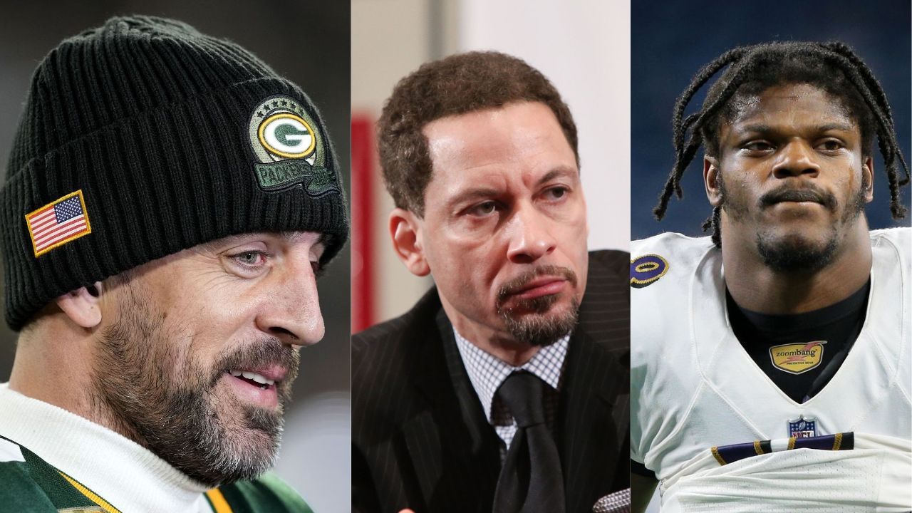 Aaron Rodgers, Chris Broussard and Lamar Jackson