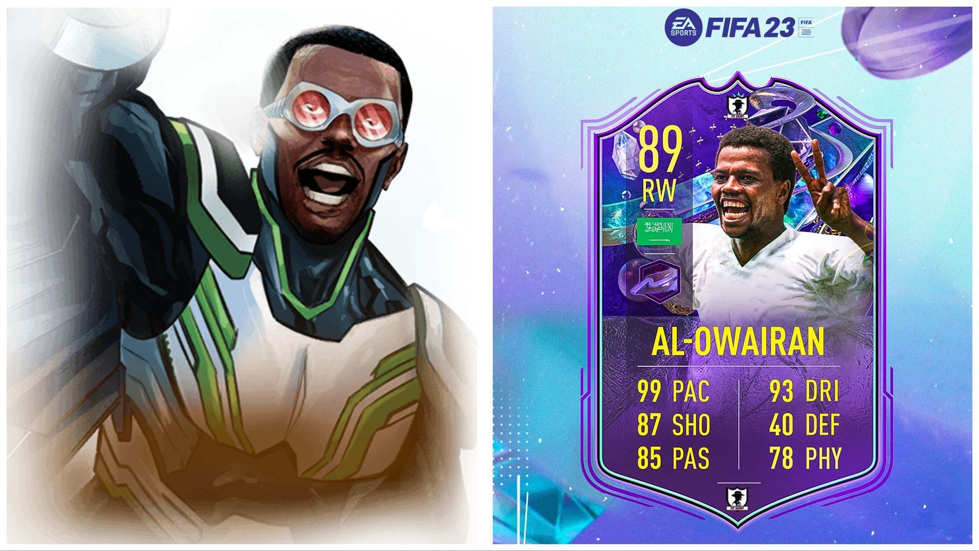 Fantasy FUT Al Owairan has been leaked (Images via EA Sports and Twitter/FUT Sheriff)