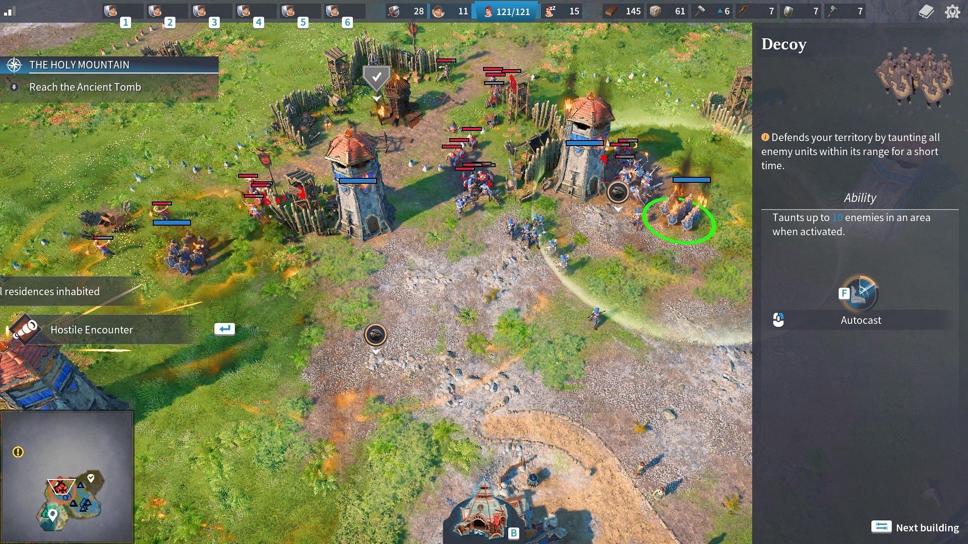 Increase your numbers to overwhelm the enemy (Screenshot from The Settlers: New Allies)