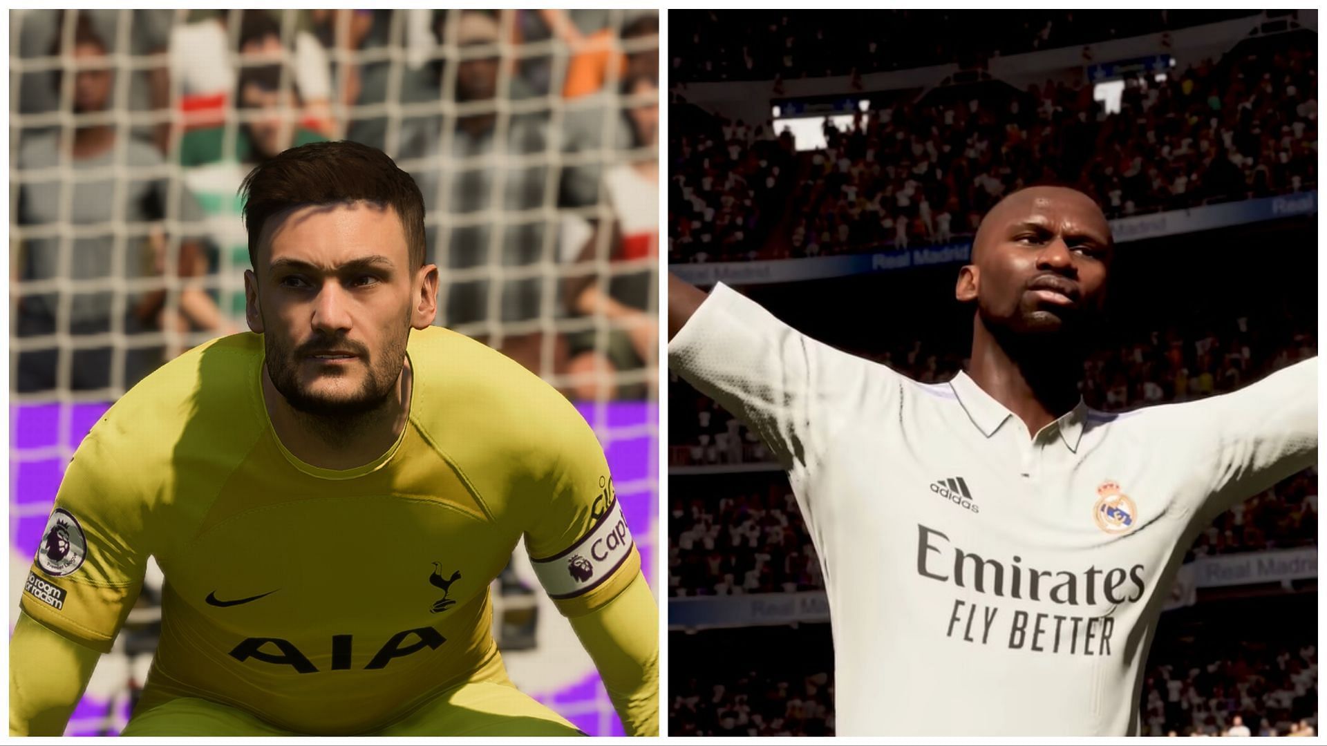 These cards are cheap and high-rated in FIFA 23 (Images via EA Sports)