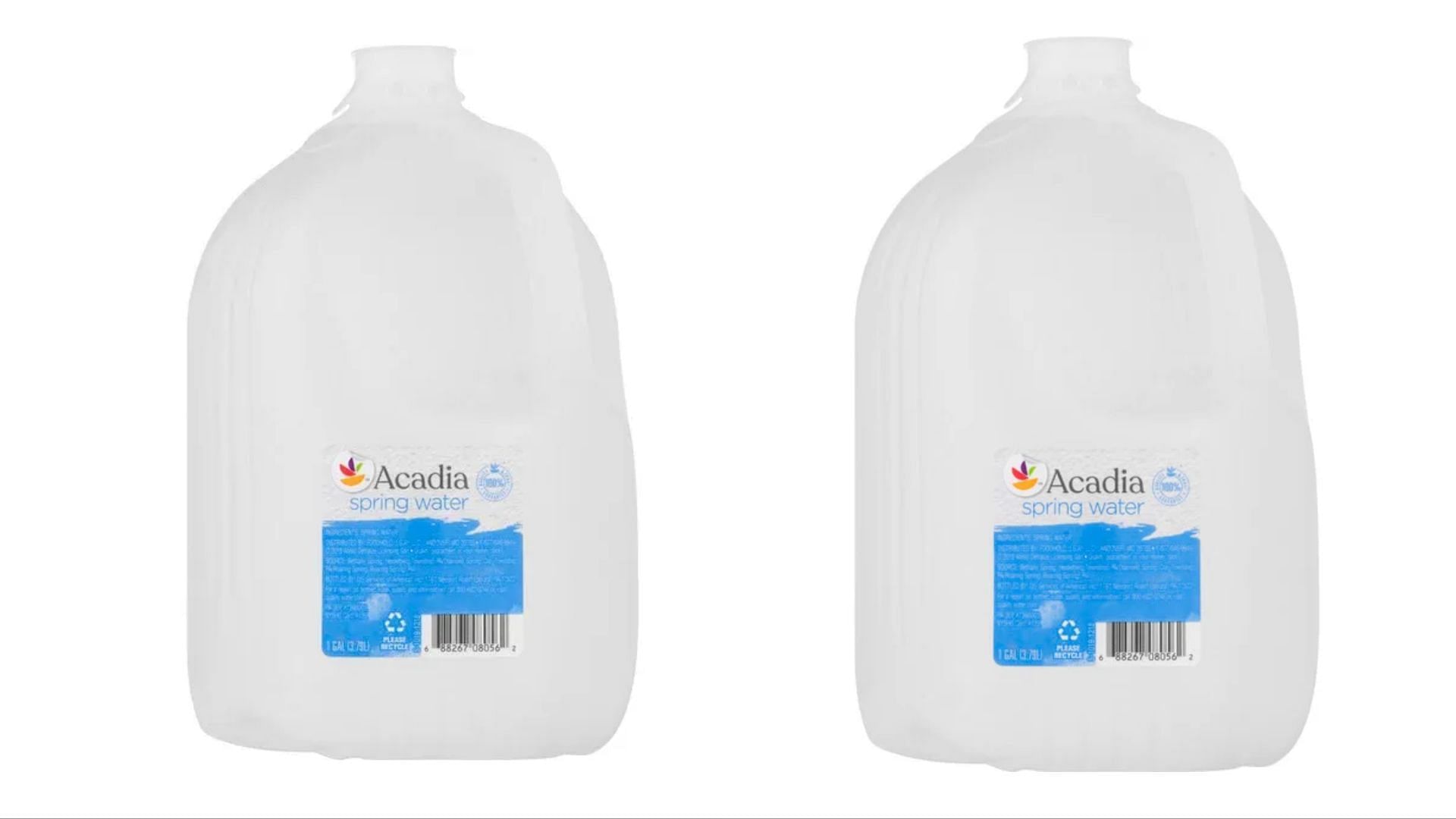 Acadia Spring Water is sourced from a facility that is nearly 20 miles from the location of the incident in East Palestine, Ohio (Image via Stop &amp; Shop)
