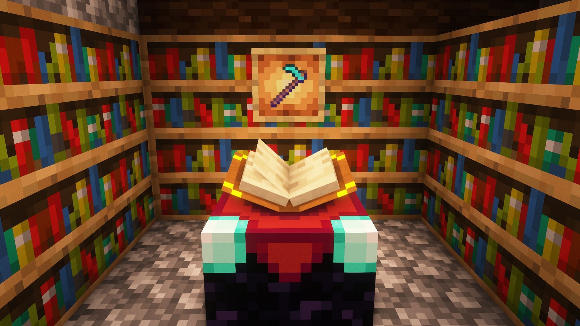 Enchanting table in Minecraft (Image via Mojang)