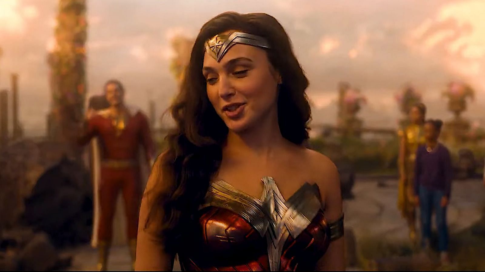 The Wonder Woman cameo in Shazam 2 left fans disappointed and underwhelmed (Image via Warner Bros)