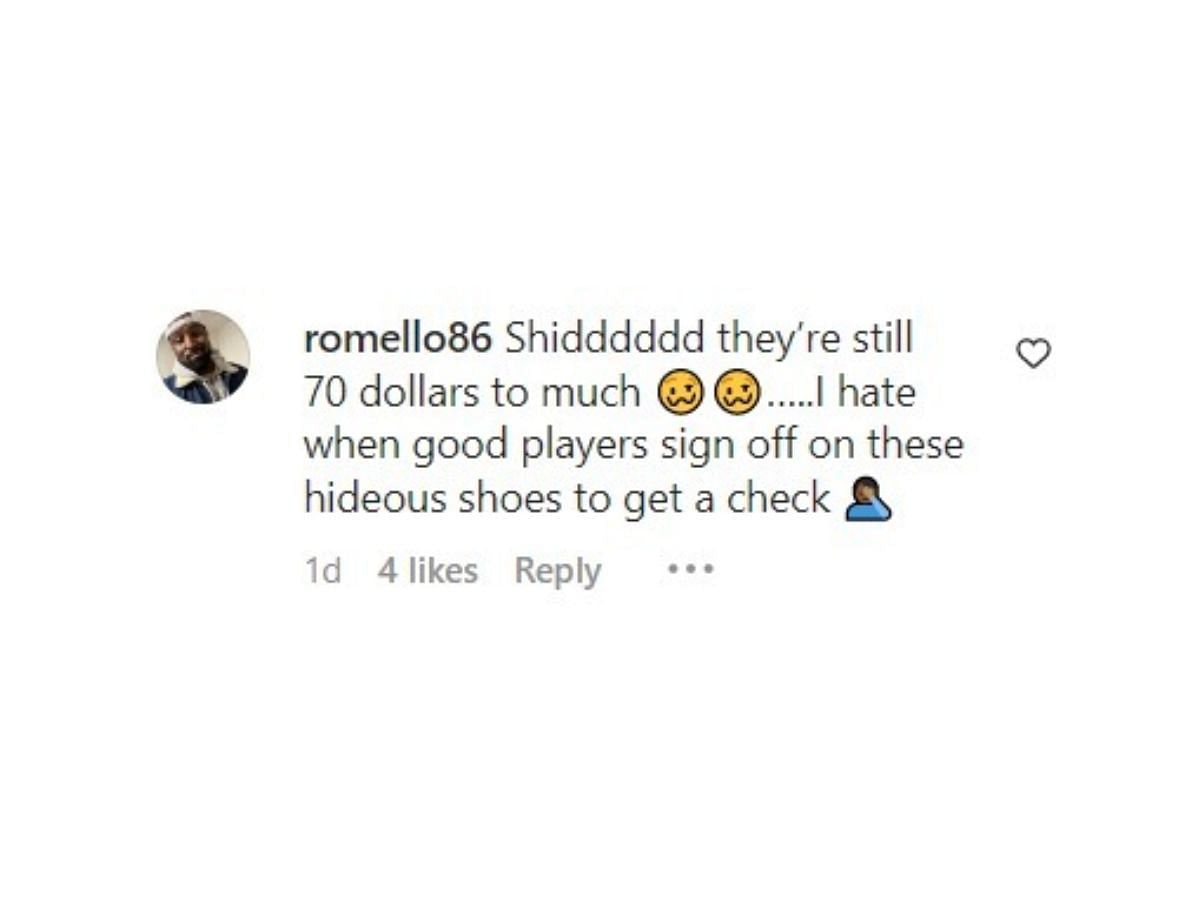 Fans comment (@romello86/Instagram)