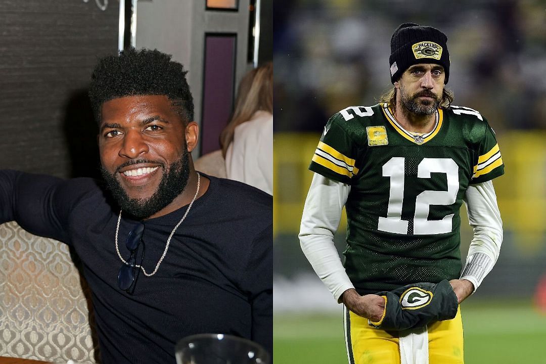 Emmanuel Acho and Aaron Rodgers