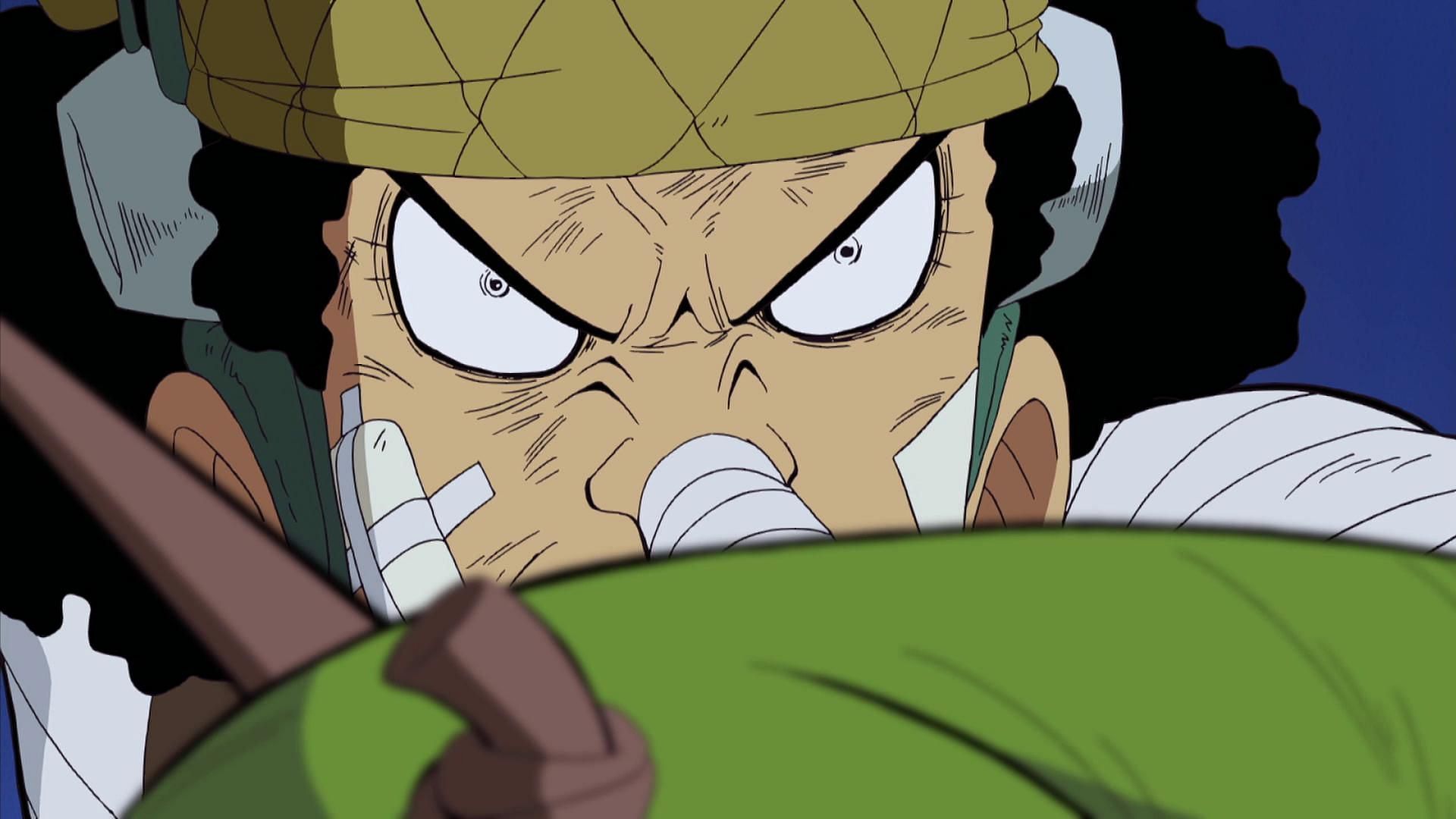 Usopp seems to have regressed compared to his pre time skip incarnation (Image via Toei Animation, One Piece)
