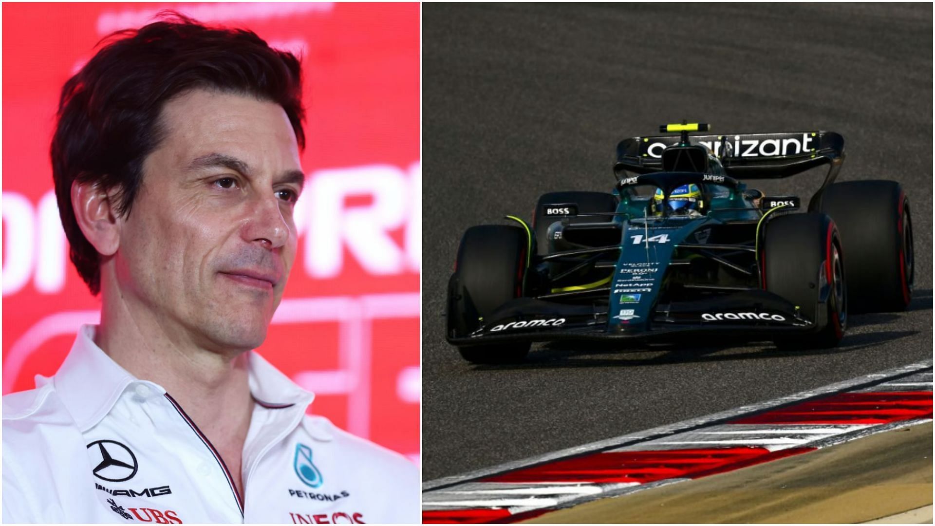 Toto Wolff (Left) feels that Aston Martin