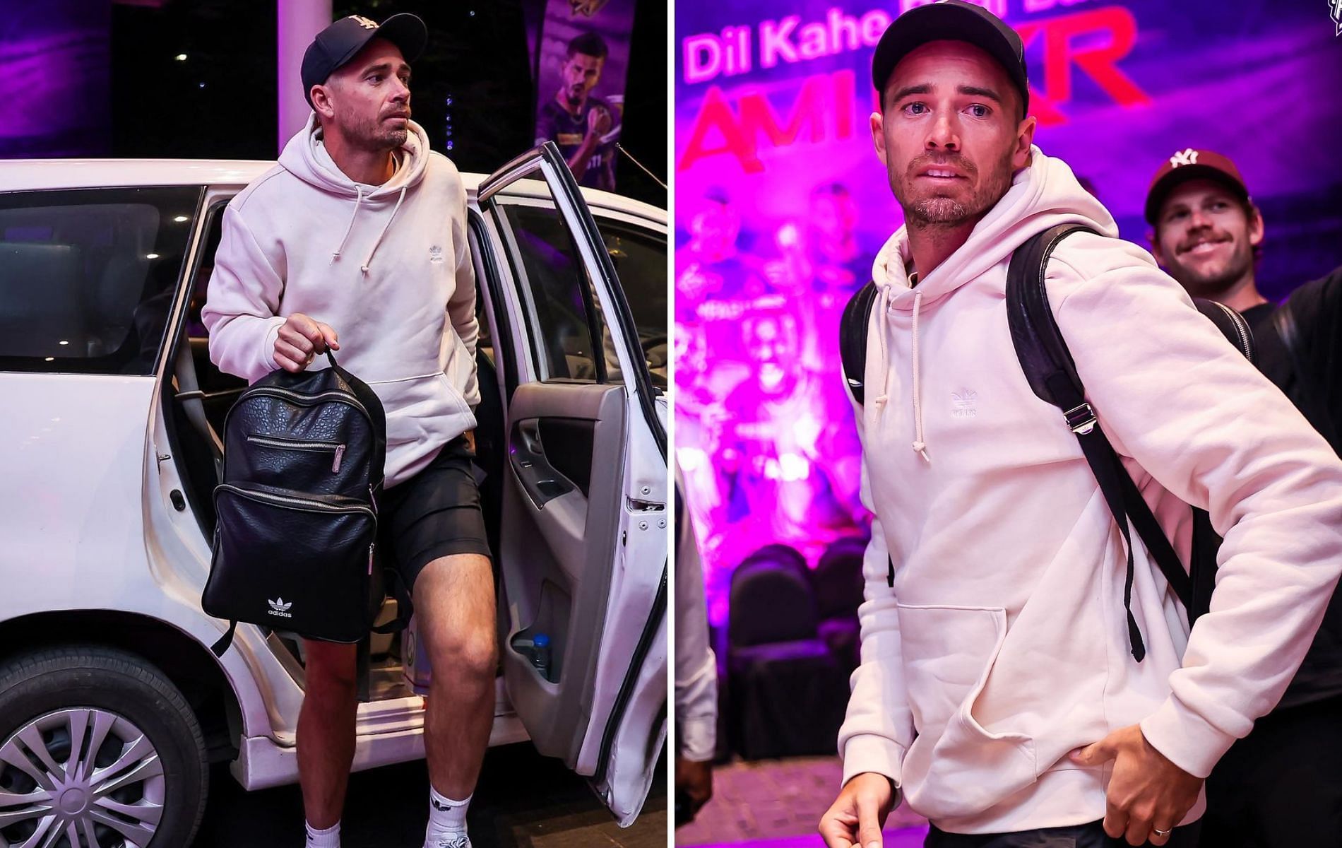 Tim Southee arrived in Kolkata on Monday. (Pics: Instagram)