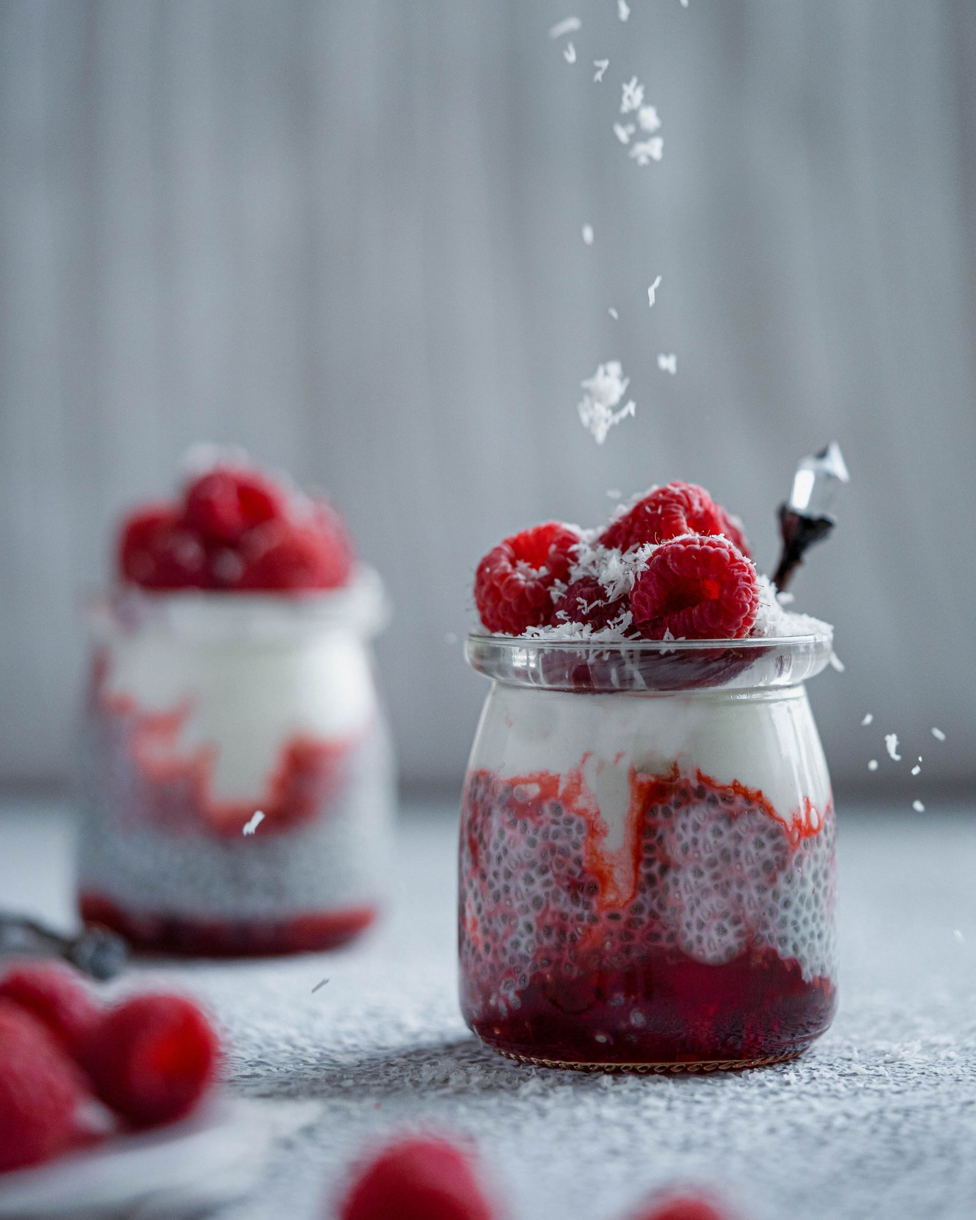 Chia pudding with berries. (Image via Unsplash/ Prchi Palwe)