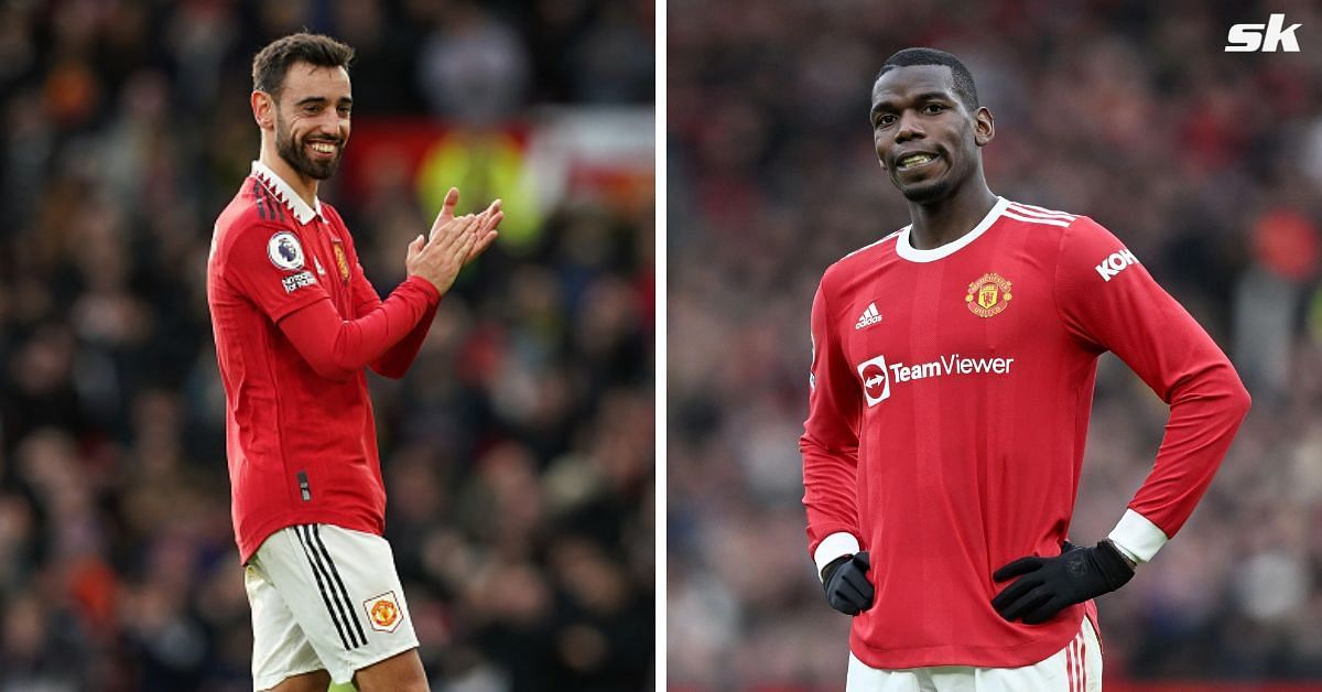 Bruno Fernandes had a message for former Manchester United teammate Paul Pogba