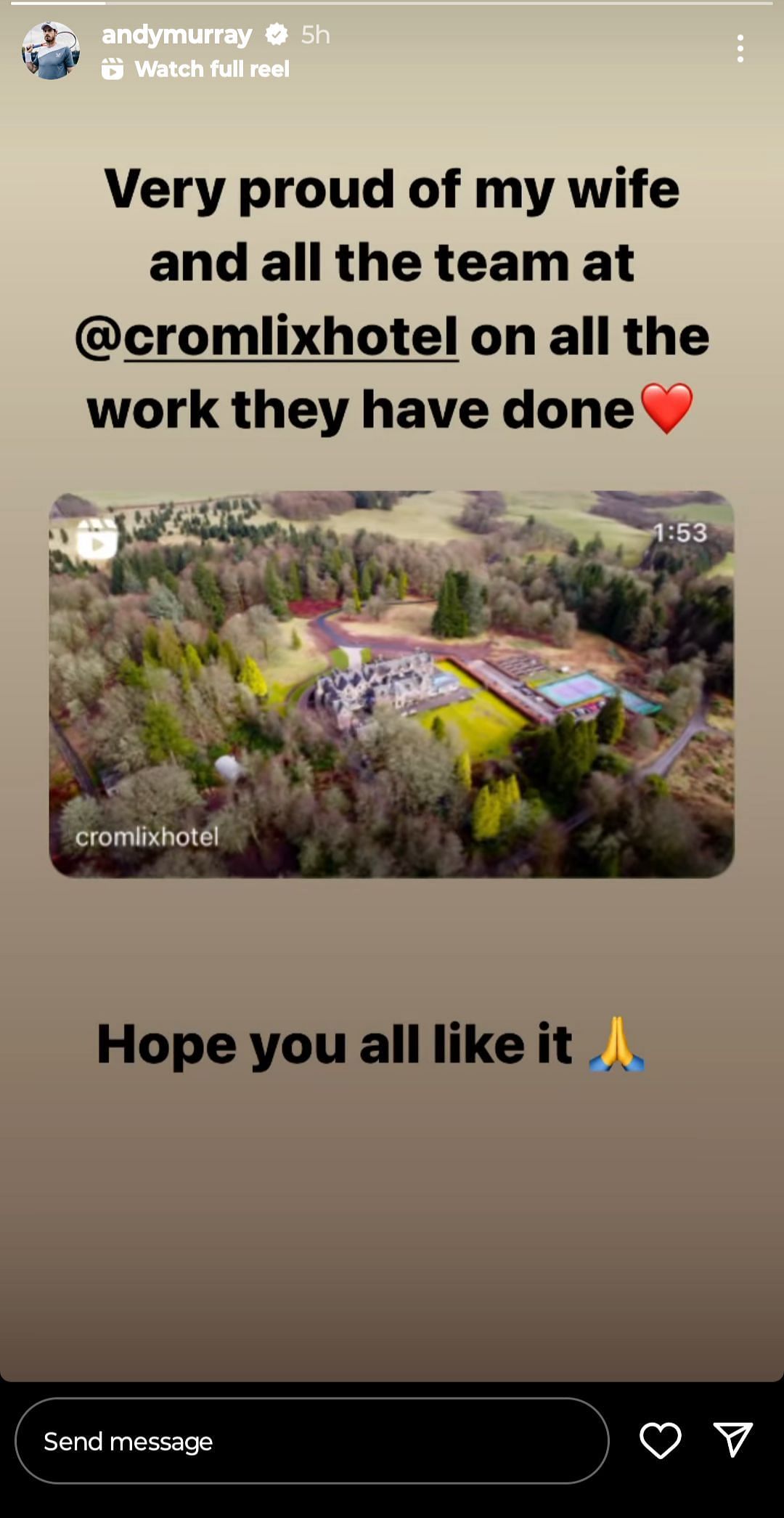 Murray on Instagram