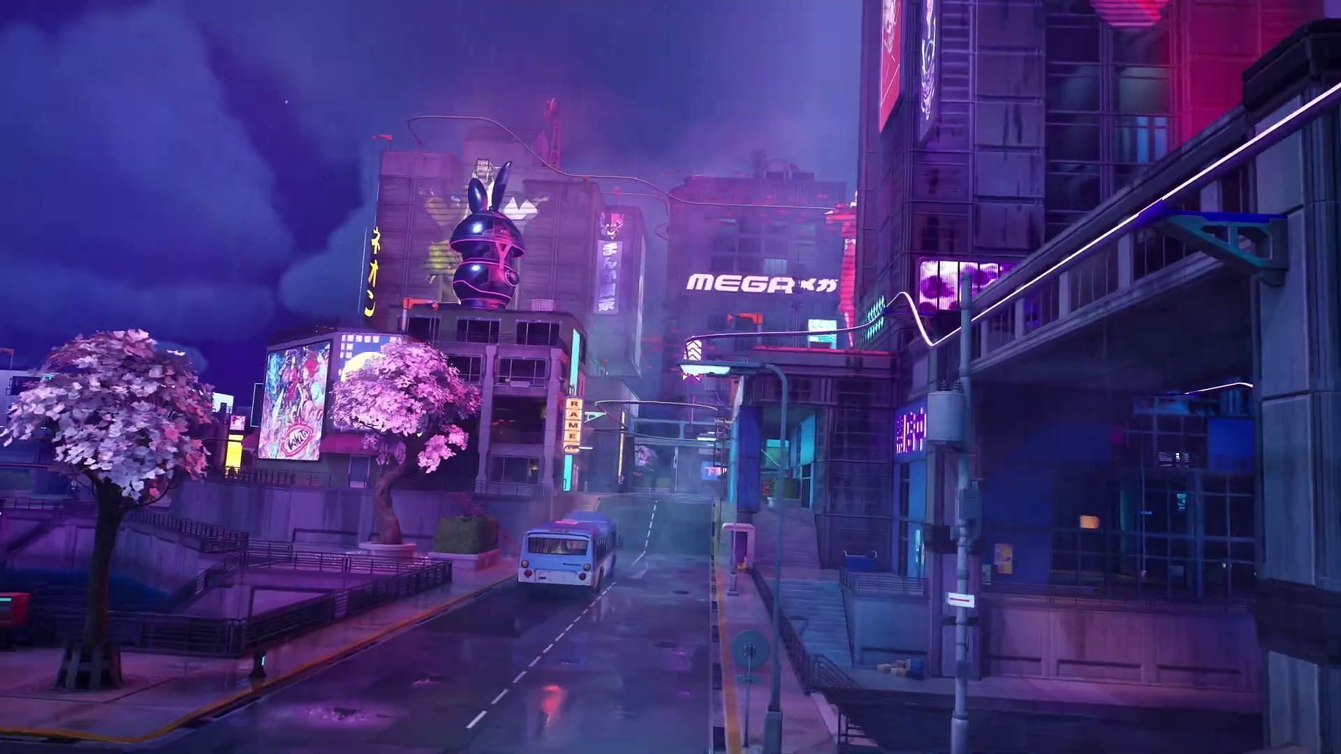The upcoming Mega City POI. (Image via Epic Games)