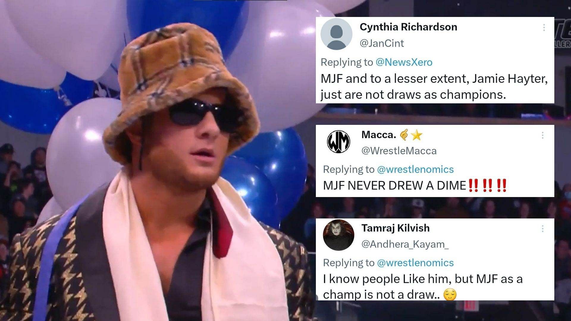 MJF is being blamed for AEW