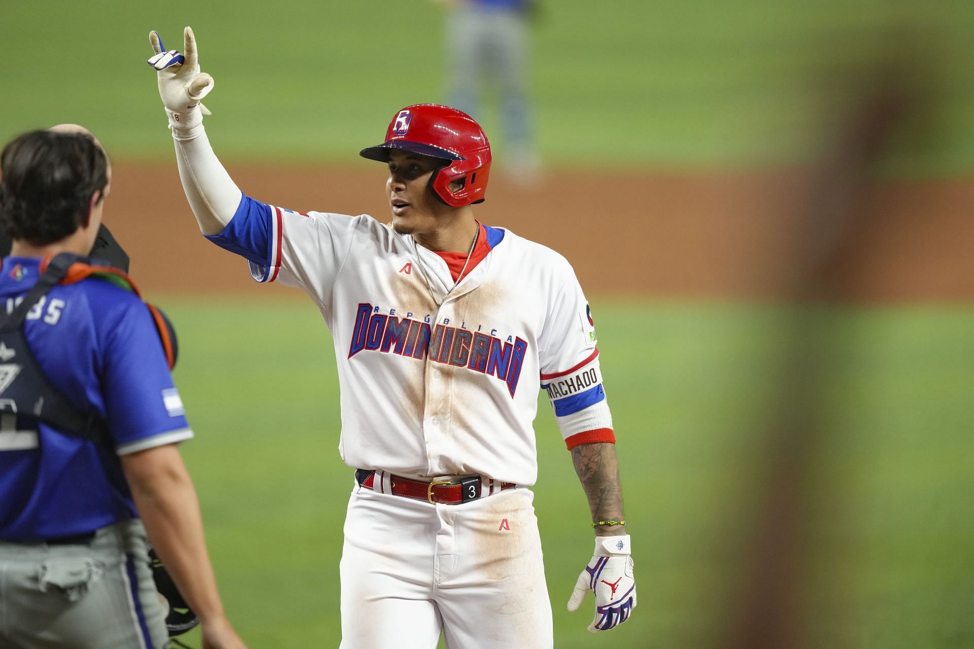 MLB Dominican Republic Manny Machado #13 LEGENDS 2023 World Baseball  Classic Name & Number T Shirt