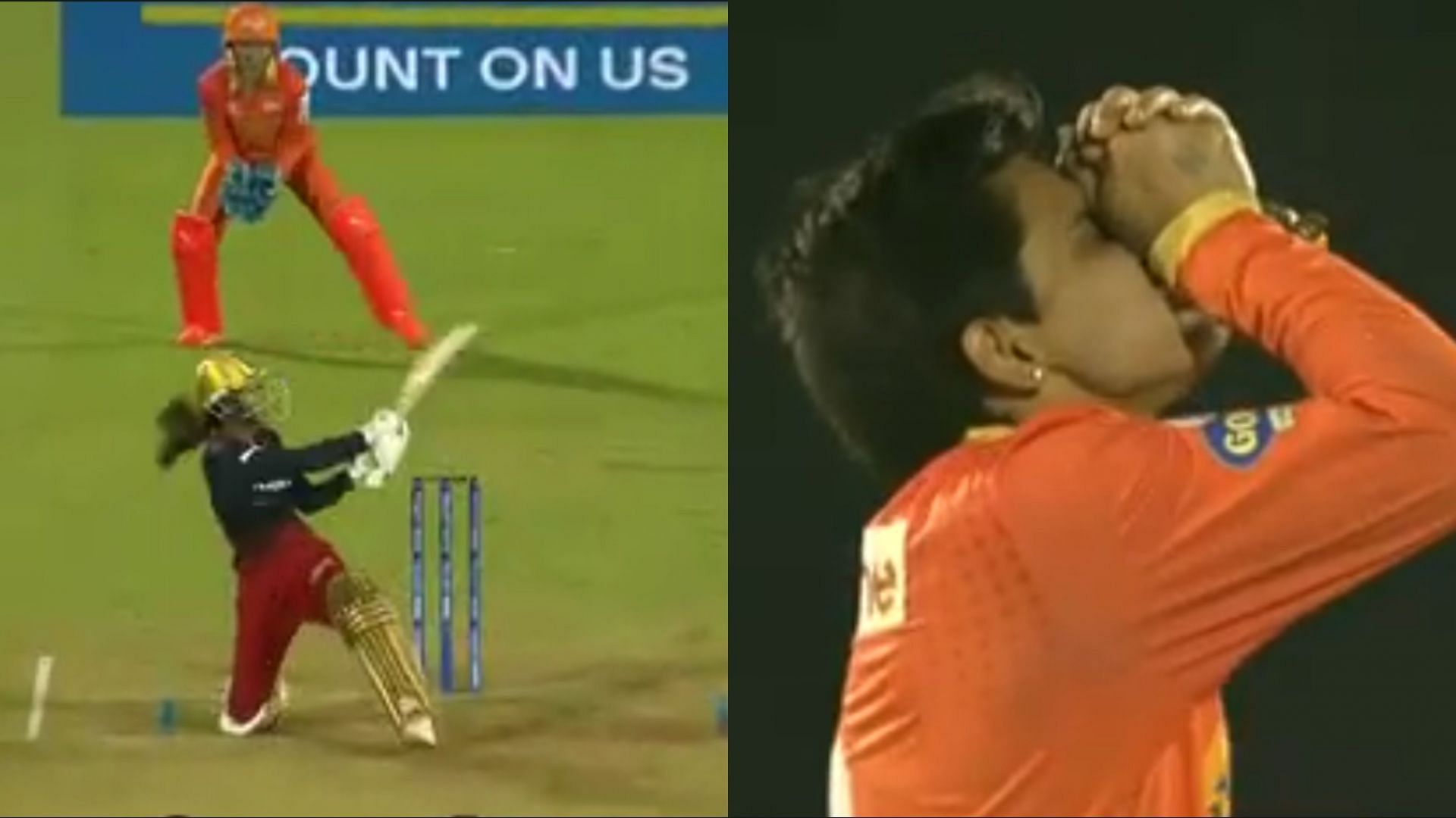 Royal Challengers Bangalore battled Gujarat Giants yesterday (Image Courtesy: WPLT20.com)