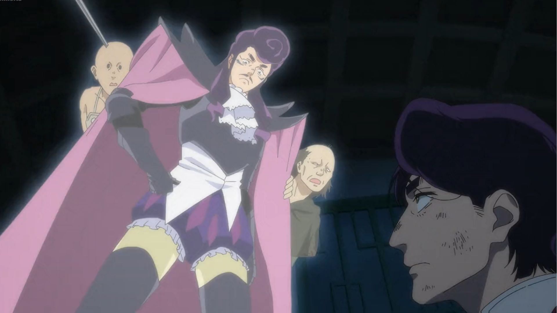 Fushi, Bonchien, Fen, and Nixon as seen in the anime (Image via Studio Drive)