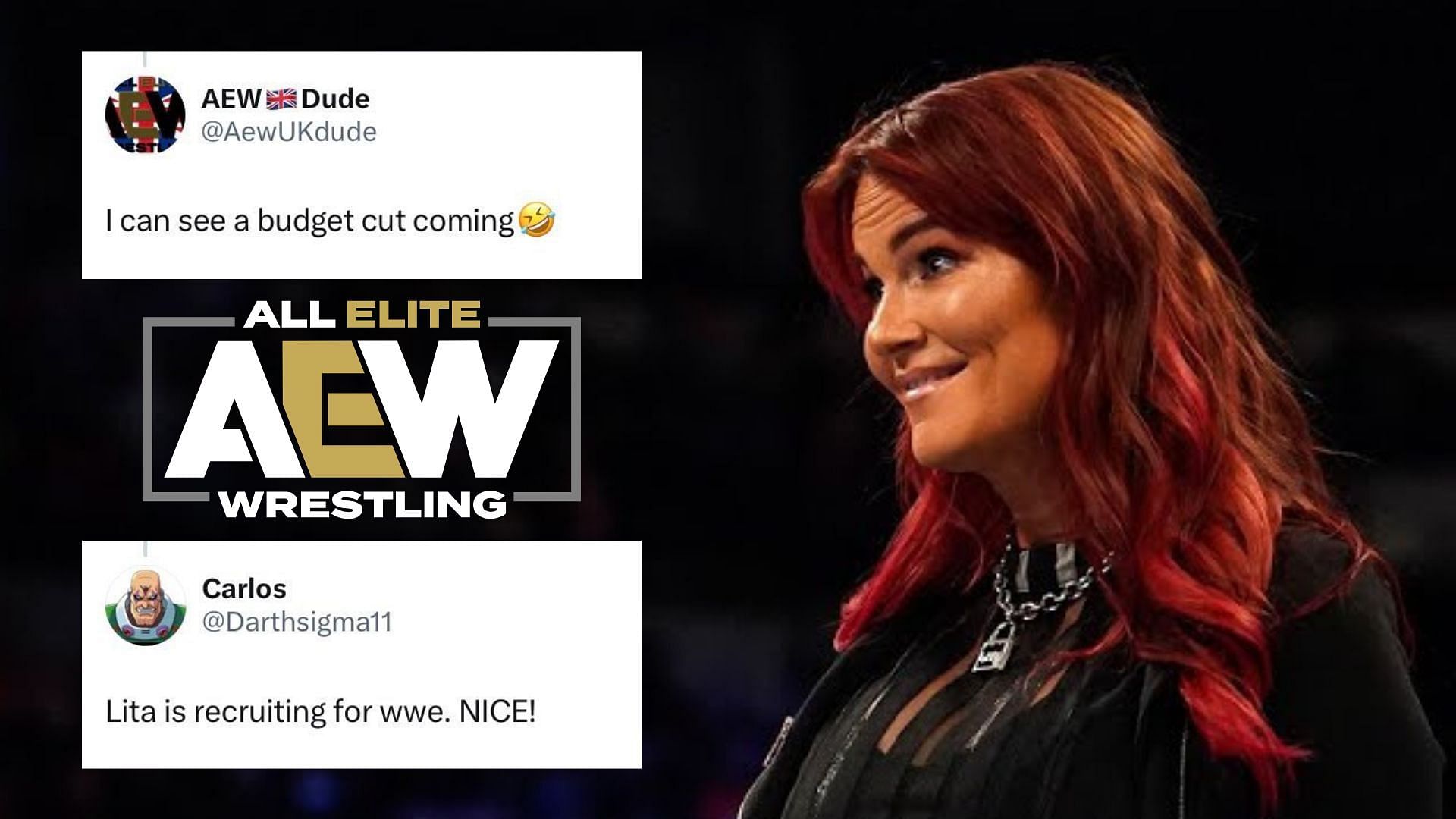 Lita was recently spotted with an AEW couple