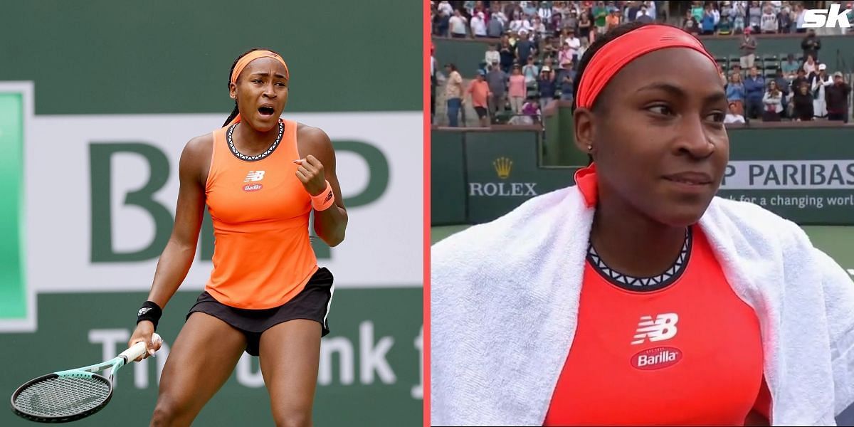 The Indian Wells crowd sang  &quot;Happy Birthday&quot; to Coco Gauff