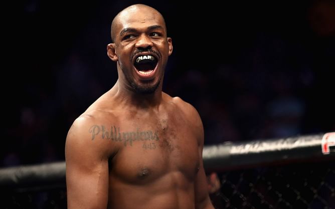 Jon Jones claims he went through training camp without using a mouthguard