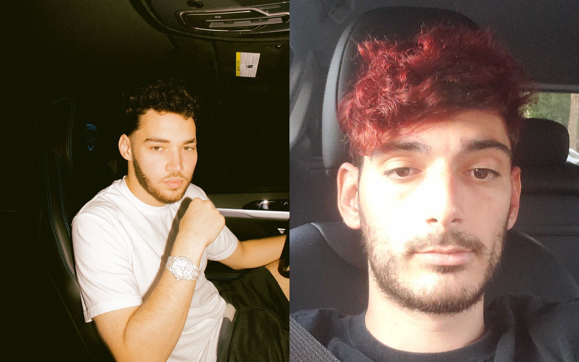 Adin Ross and Ice Poseidon talk about their potential IRL stream in India (Images via Adin Ross and Ice Poseidon/Twitter)