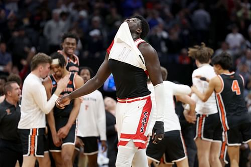 The Tigers shocked the basketball world by beating Arizona. (Image via Getty Images)