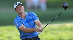 Why did Viktor Hovland's caddie rush to the PGA tour Superstore ahead of the final round of 2023 Arnold Palmer Invitational?