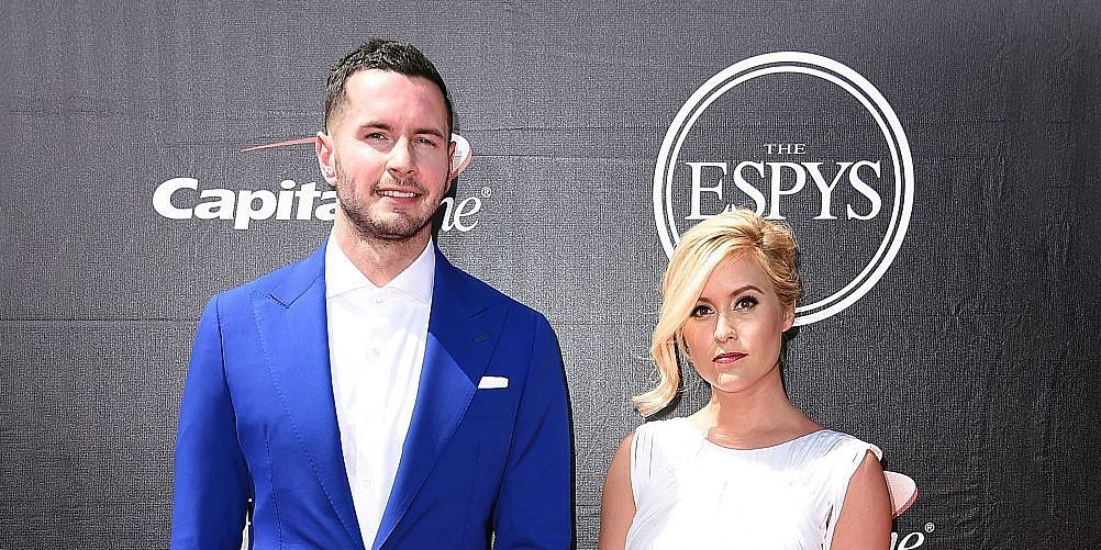 JJ Redick with his wife, Chelsea Kilgore