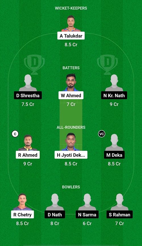 BDMTCC vs Evergreen Cricket Club Dream11 Prediction - Assam Premier Club Championship